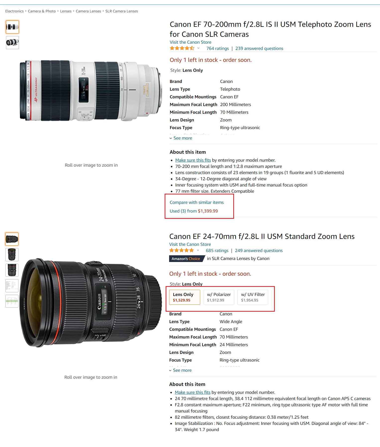 price zoom